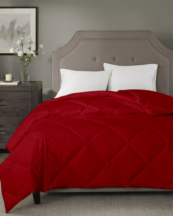 summer ac comforter burgundy