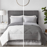 premium ac comforter silver white