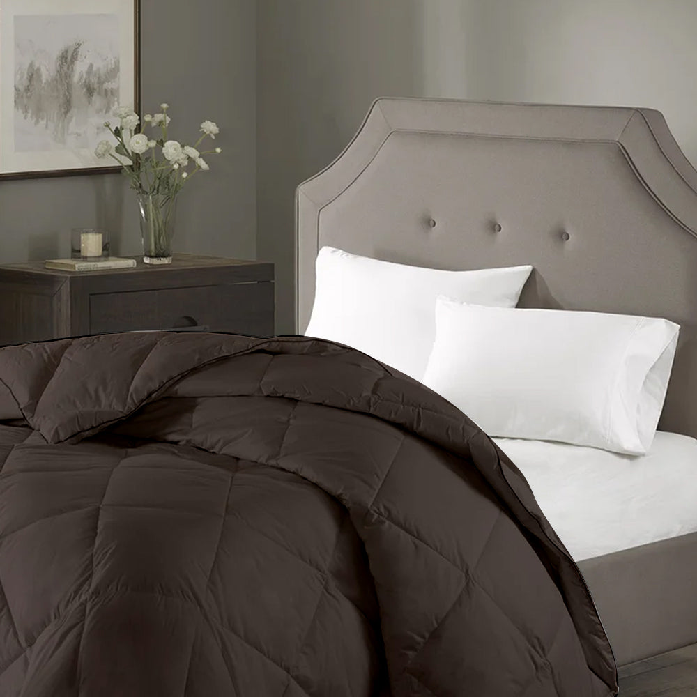Razzai Summer Season 100 GSM Ac Comforter Super Soft Fluffy Comforter |Dark Grey