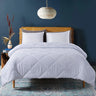 quilted bedding white