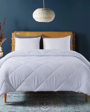 quilted bedding white