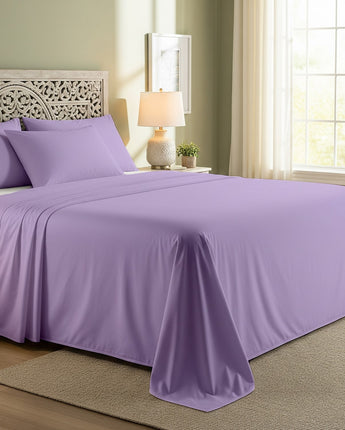 Lavender Cotton Bedsheet – Soft, Elegant & Comfortably Chic