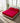 Hot Pink Cotton Fitted Bedsheet with 2 Pillow Covers