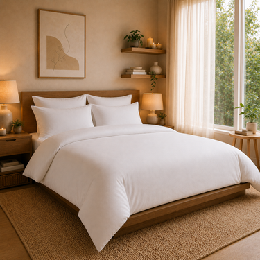 Percale Cotton Duvet Cover – 200 TC Soft & Breathable