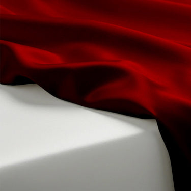 Burgundy Satin Flatted  Bedsheet – Smooth, Elegant & Comfortable