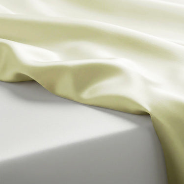 Beige Satin Flatted Bedsheet – Smooth, Elegant & Comfortable