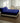 Medium Blue Cotton Fitted Bedsheet Set with 2 Pillow Covers