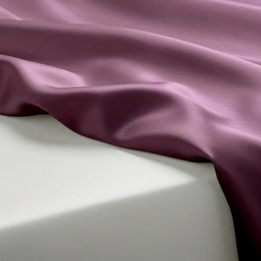 Light Mauve Satin Flatted Bedsheet – Smooth, Elegant & Comfortable