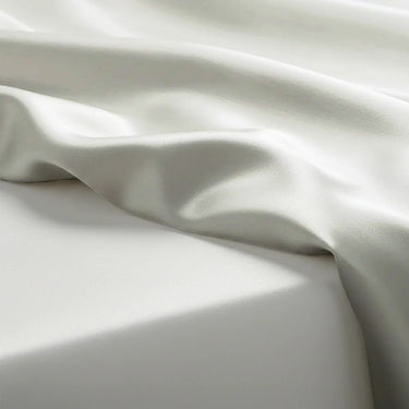Silver Satin Flatted Bedsheet – Smooth, Elegant & Comfortable