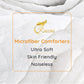 Razzai Down Alternative Soft Quilted 300 GSM All Weather Comforter|White |Microfibre, lightweight