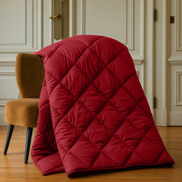 Luxury plush bedding comforter for refined interiors and restful sleep.