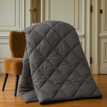 Razzai World comforter blending exclusive design with cloud-inspired softness (sliver sky blue) 