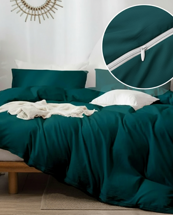 Razzai Super Soft Microfiber Piece Razzai Cover/ Duvet Cover and 2 Pillow Cover (18X28 Inches)