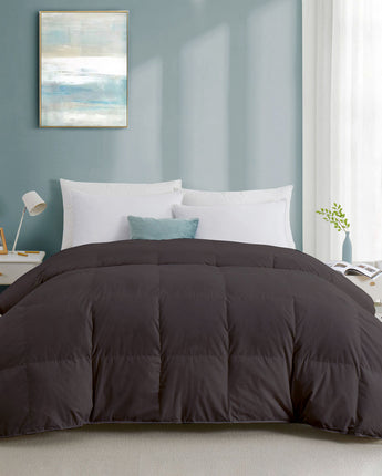 all weather comforter dark grey