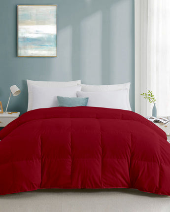 Luxury Soft 300 GSM Comforter – Best Affordable Bedding for Mild Winter (burgundy)