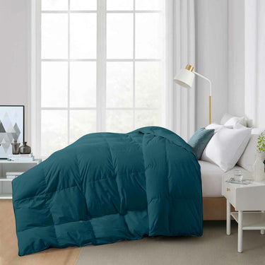 300 GSM All Weather Comforter |Teal | Microfiber & lightweight |