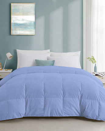 microfiber comforter double bed sky blue