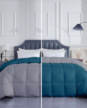  Breathable 300 GSM Comforter – Perfect for Year Round Comfort
(silver teal)