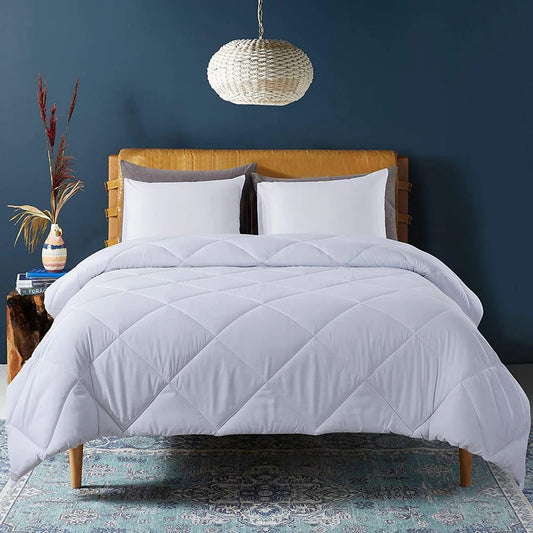 Razzai - 200 GSM Soft AC Comforter Hotel Quality-Down Alternative Comforter - All Season |AC Comforter/Blanket/Quilt/Rajai |White