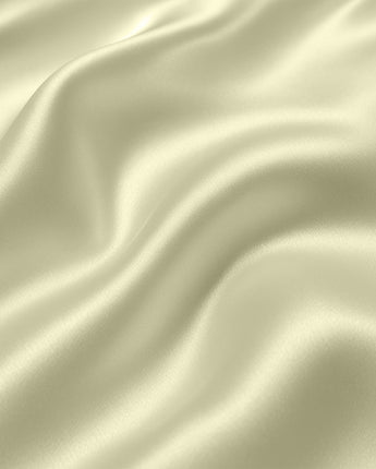 Luxury Beige Velvet Satin Fitted Bedsheet – Ultra Soft & Wrinkle-Free Comfort