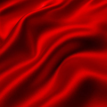 Burgundy Satin Fitted Bedsheet With Pillow Cover