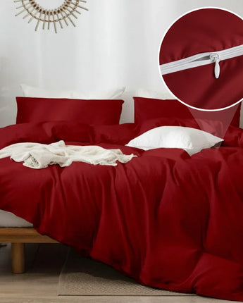 Razzai Super Soft Microfiber Piece Razzai Cover/ Duvet Cover and 2 Pillow Cover (18X28 Inches)