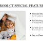 Razzai - 500 GSM Soft Hotel Quality-Down Alternative Reversible Comforter/Microfiber Quilt Blanket |Silver/White