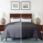Razzai - 200 GSM Soft AC Comforter Hotel Quality-Down Alternative Reversible Comforter - All Season |AC Comforter/Blanket/Quilt/Rajai Double Bed|Silver/Burgundy